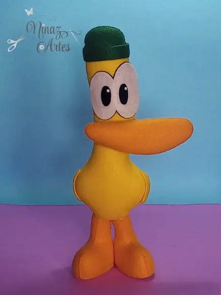 Boneco Pato - Tema Pocoyo