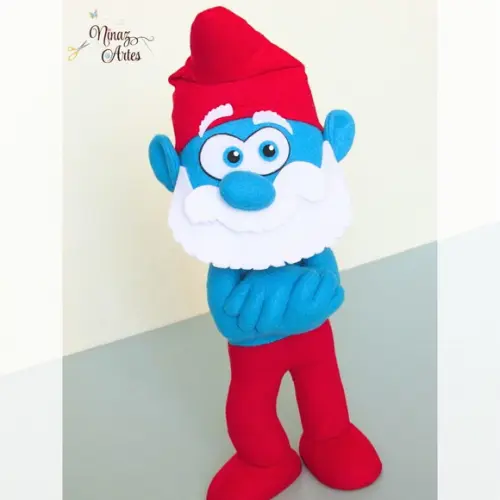 Boneco Papai Smurf -Tema Os Smurfs