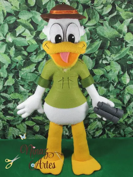 Boneco Pato Donald - Tema Mickey Safári