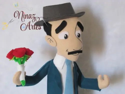 Boneco Professor Girafalez - Tema Chaves