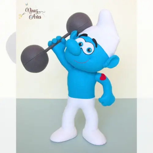 Boneco Robusto -Tema Os Smurfs