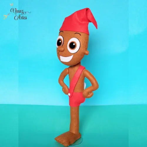 Boneco Saci Pererê -Tema Sítio do Picapau Amarelo