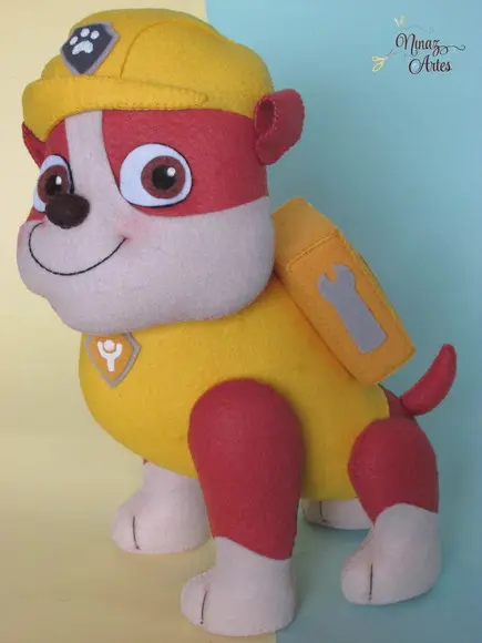 Boneco Rubble - Tema Patrulha Canina