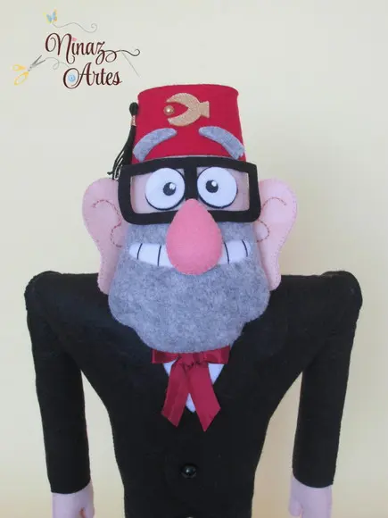 Boneco Tio Stan - Tema Gravity Falls