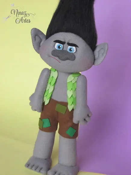 Boneco Tronco ( Branch) - Tema Trolls