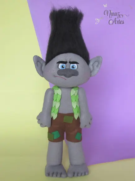 Boneco Tronco ( Branch) - Tema Trolls