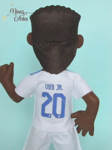 Boneco Vinicius Jr. - Jogadores de Futebol