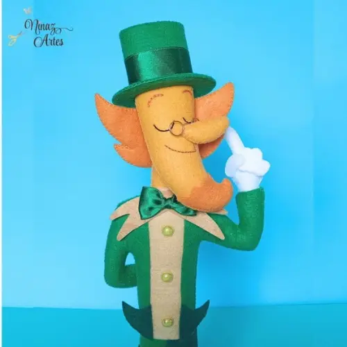 Boneco Visconde de Sabugosa -Tema Sítio do Picapau Amarelo