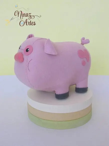 Boneco Waddles - Tema Gravity Falls