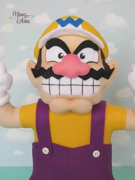 Boneco Wario - Tema Super Mario