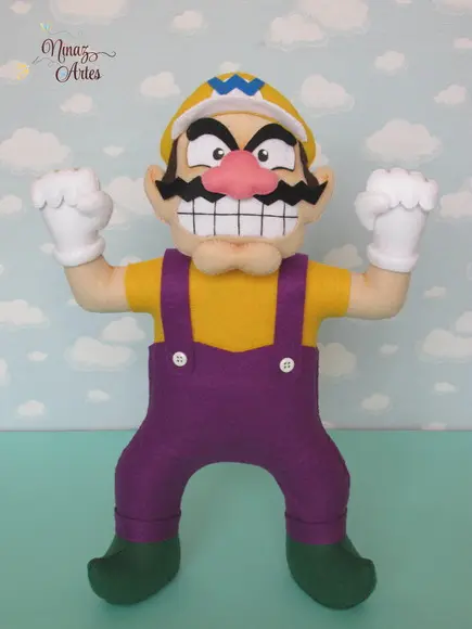 Boneco Wario - Tema Super Mario