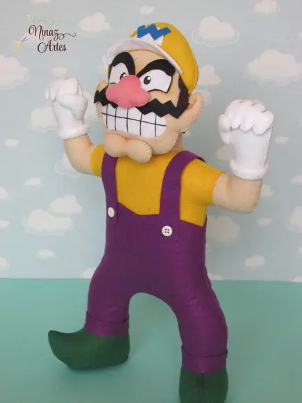 Boneco Wario - Tema Super Mario