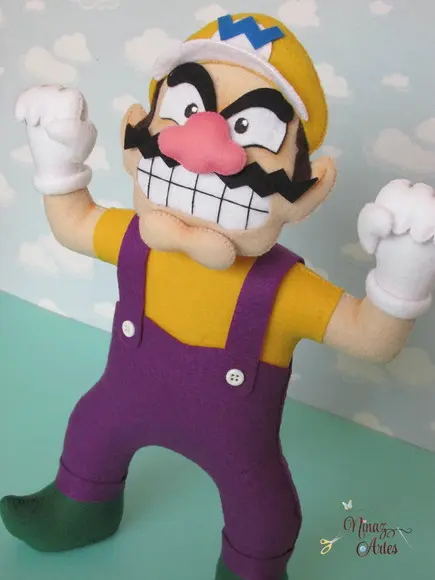 Boneco Wario - Tema Super Mario