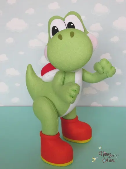 Boneco Yoshi - Tema Super Mario