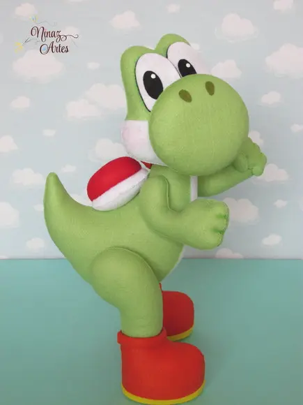 Boneco Yoshi - Tema Super Mario