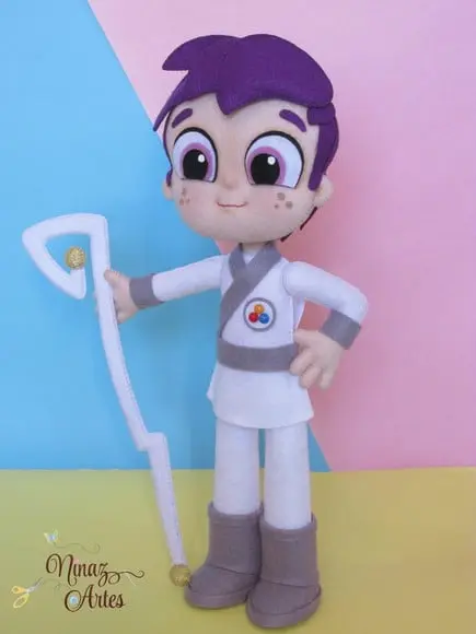 Boneco Zee - Tema Vera no Reino do Arco-íris