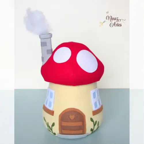 Casa Cogumelo -Tema Os Smurfs