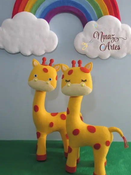 Casal de Girafas - Tema Arca de Noé - História Bíblica