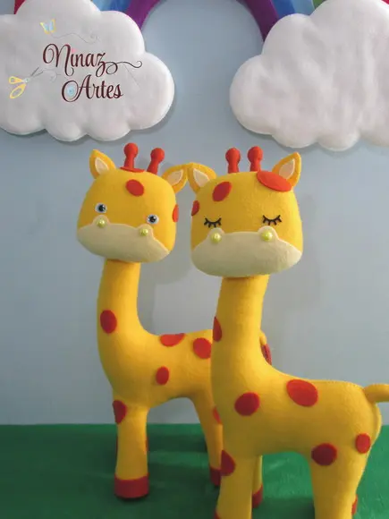 Casal de Girafas - Tema Arca de Noé - História Bíblica