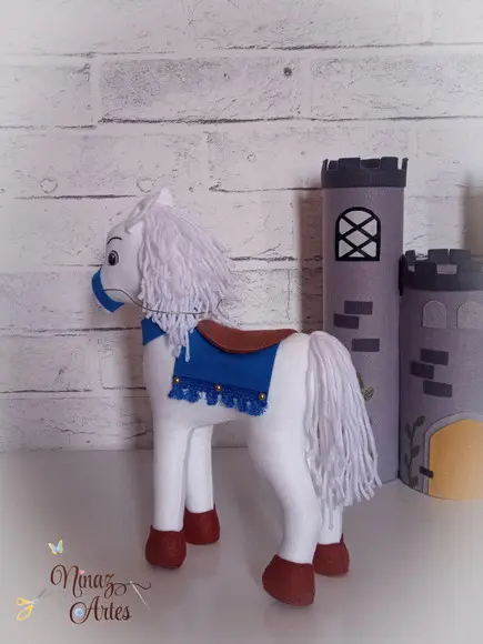 Cavalo - Tema Rei Arthur - Era Medieval