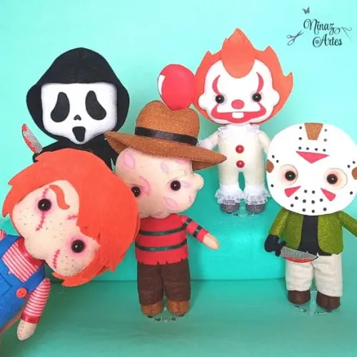 Coleção Mini Trevosos - Kit com 5 Bonecos
