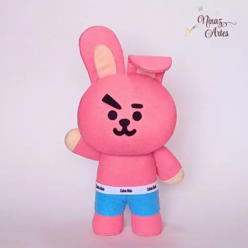 Cooky de Cuequinha - Bt21 (bts) - Boneco em Feltro