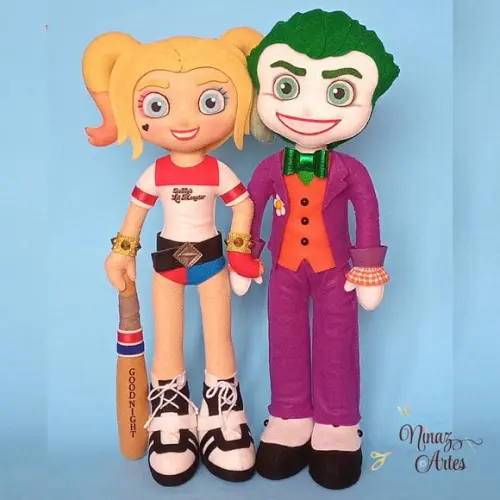 Coringa e Arlequina - Tema Harley Quinn