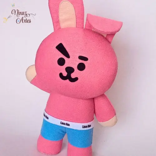 Cooky de Cuequinha - Bt21 (bts) - Boneco em Feltro