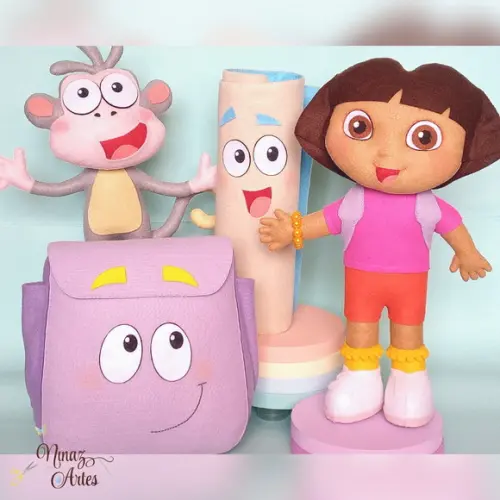 Dora Aventureira - Kit com 4 Personagens