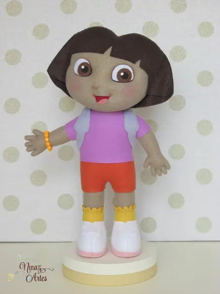 Dora, Raposo, Botas e Mapa - Tema Dora Aventureira