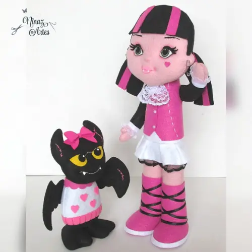 Draculaura e Conde Fabulous - Tema Monster High