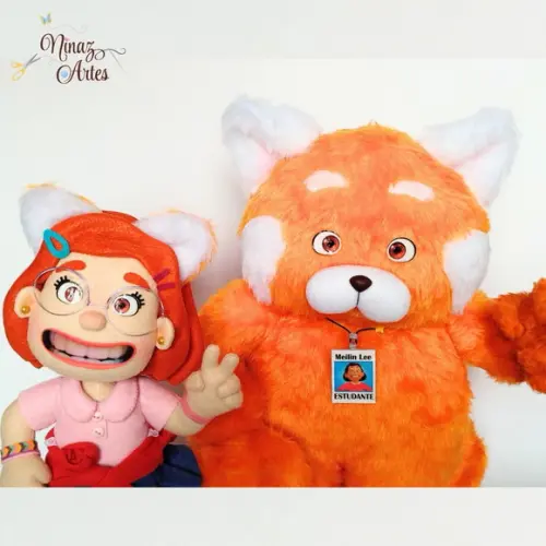 Dupla Mei Lee e Panda Vermelho - Tema Red Crescer É Uma Fera