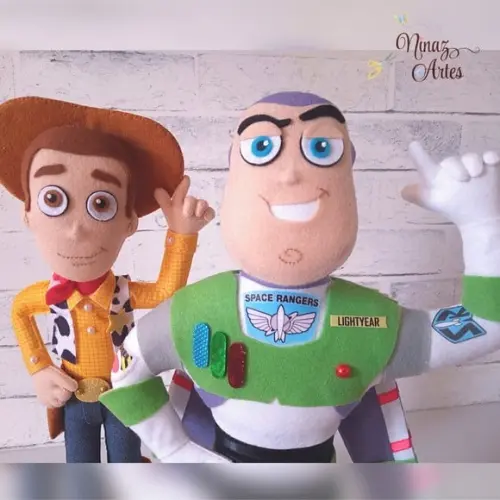 Dupla Woody e Buzz Lightyear - Tema Toy Story