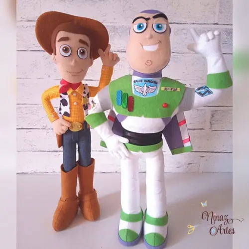 Dupla Woody e Buzz Lightyear - Tema Toy Story