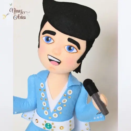 Elvis Presley - Boneco Decorativo