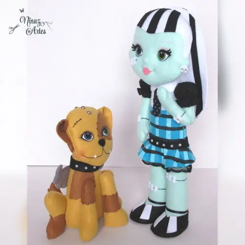 Frankie Stein e Watzit - Tema Monster High