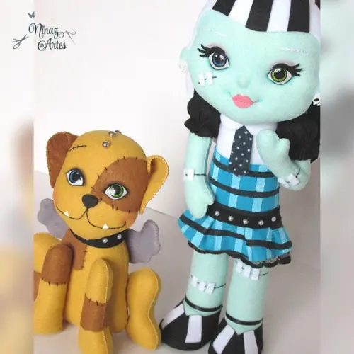 Frankie Stein e Watzit - Tema Monster High