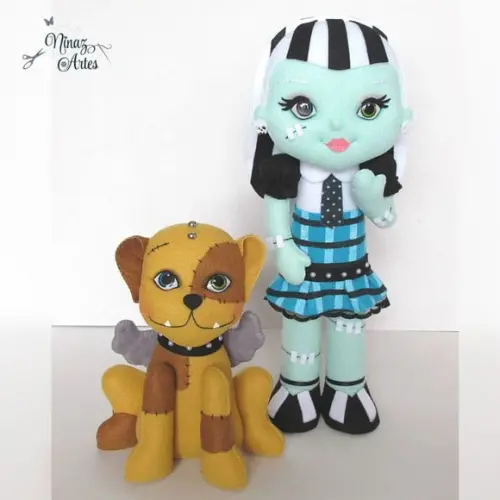 Frankie Stein e Watzit - Tema Monster High