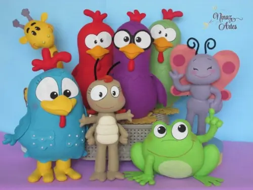 Galinha Pintadinha - Kit com 8 Personagens