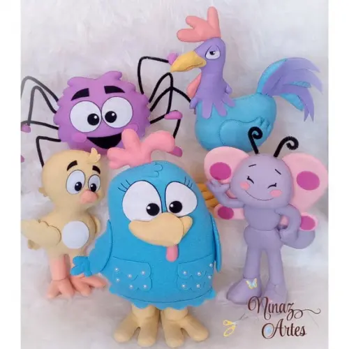 Galinha Pintadinha Candy - Kit com 5 Personagens