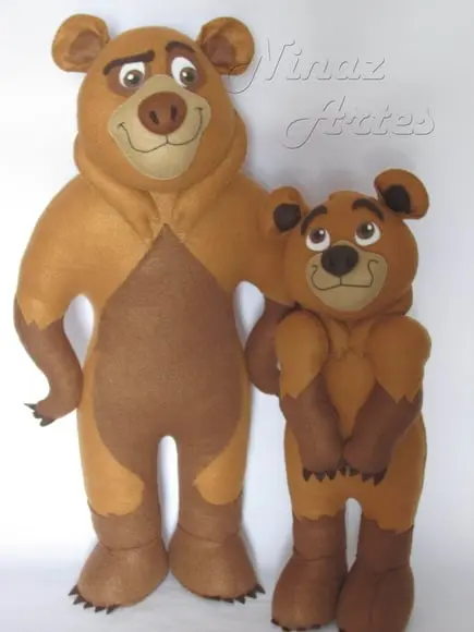 Irmão Urso - Kit com 2 Personagens