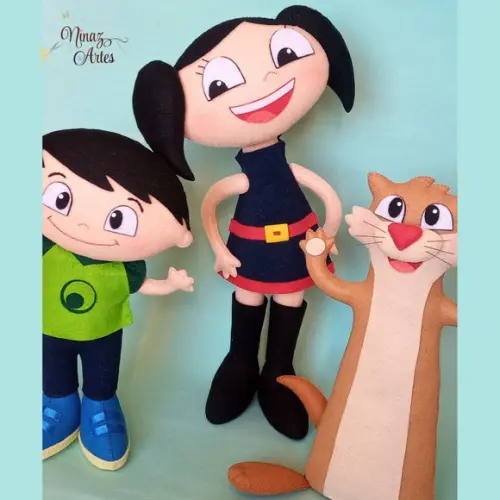 Kit com 3 Personagens - Tema Show da Luna