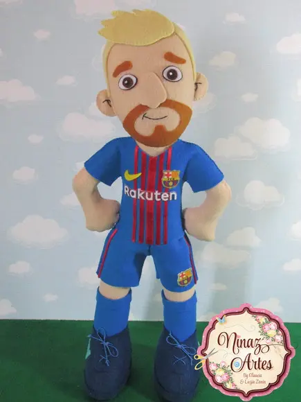 Kit com 4 Craques - Jogadores de Futebol