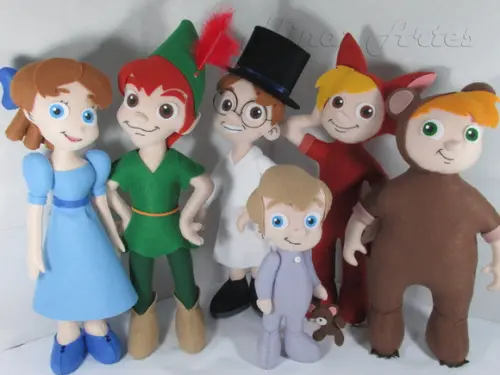 Kit Master com 10 Personagens - Tema Peter Pan