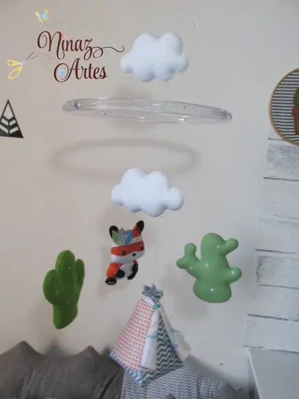 Móbile Indie Decor - Decoração de Quarto Infantil