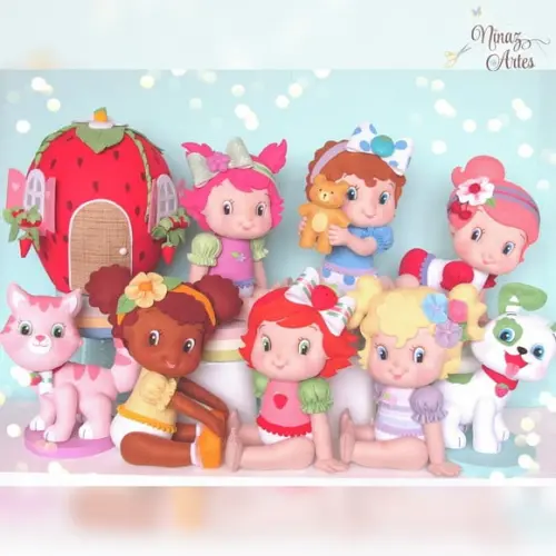 Moranguinho Baby - Kit com 9 Personagens