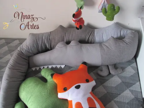 Protetor Almofada Baby com 2 Metros - Quarto Infantil