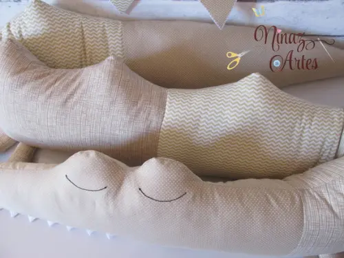 Protetor de Berço Crocodilo com 2mx20cm - Quarto Infantil