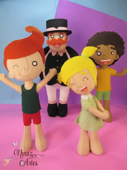 Sol na Fazendinha - Kit com 4 Personagens