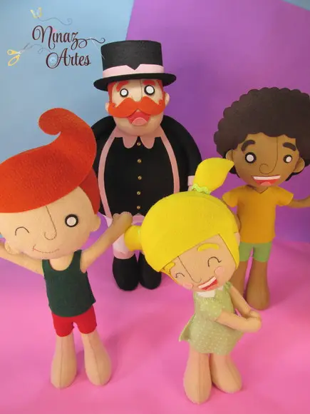 Sol na Fazendinha - Kit com 4 Personagens